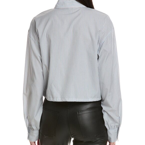 Rag & Bone Georgie Striped Cotton Shirt - Picture 3 of 9